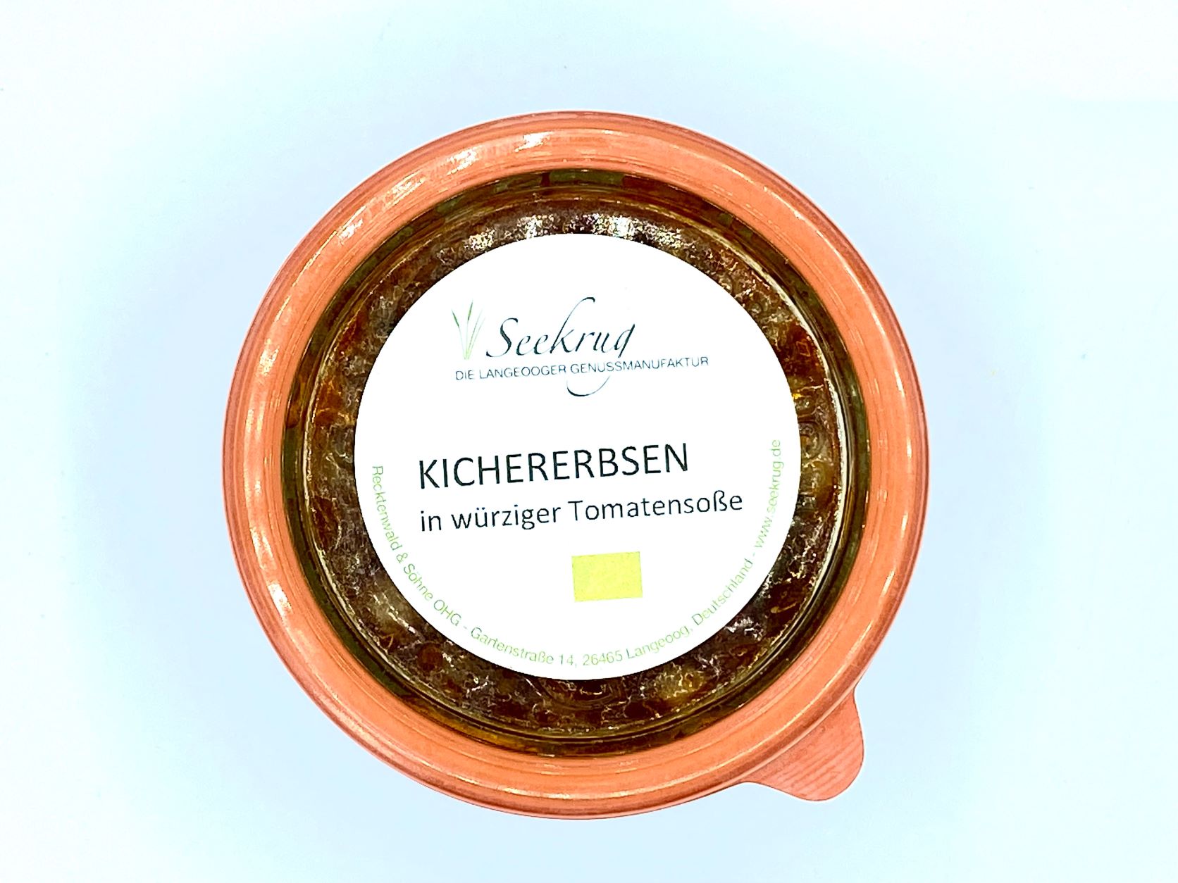 Kichererbsen in würziger Tomatensoße - 300g (vegan)