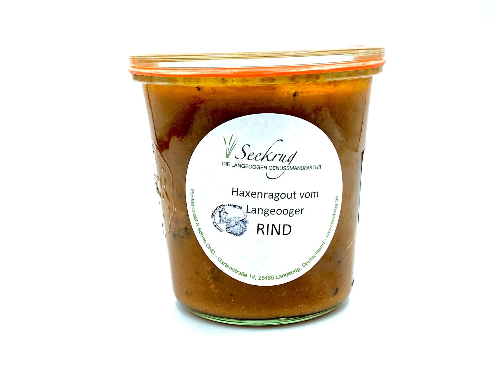 Haxen-Gulasch vom Langeooger Rind -  500g