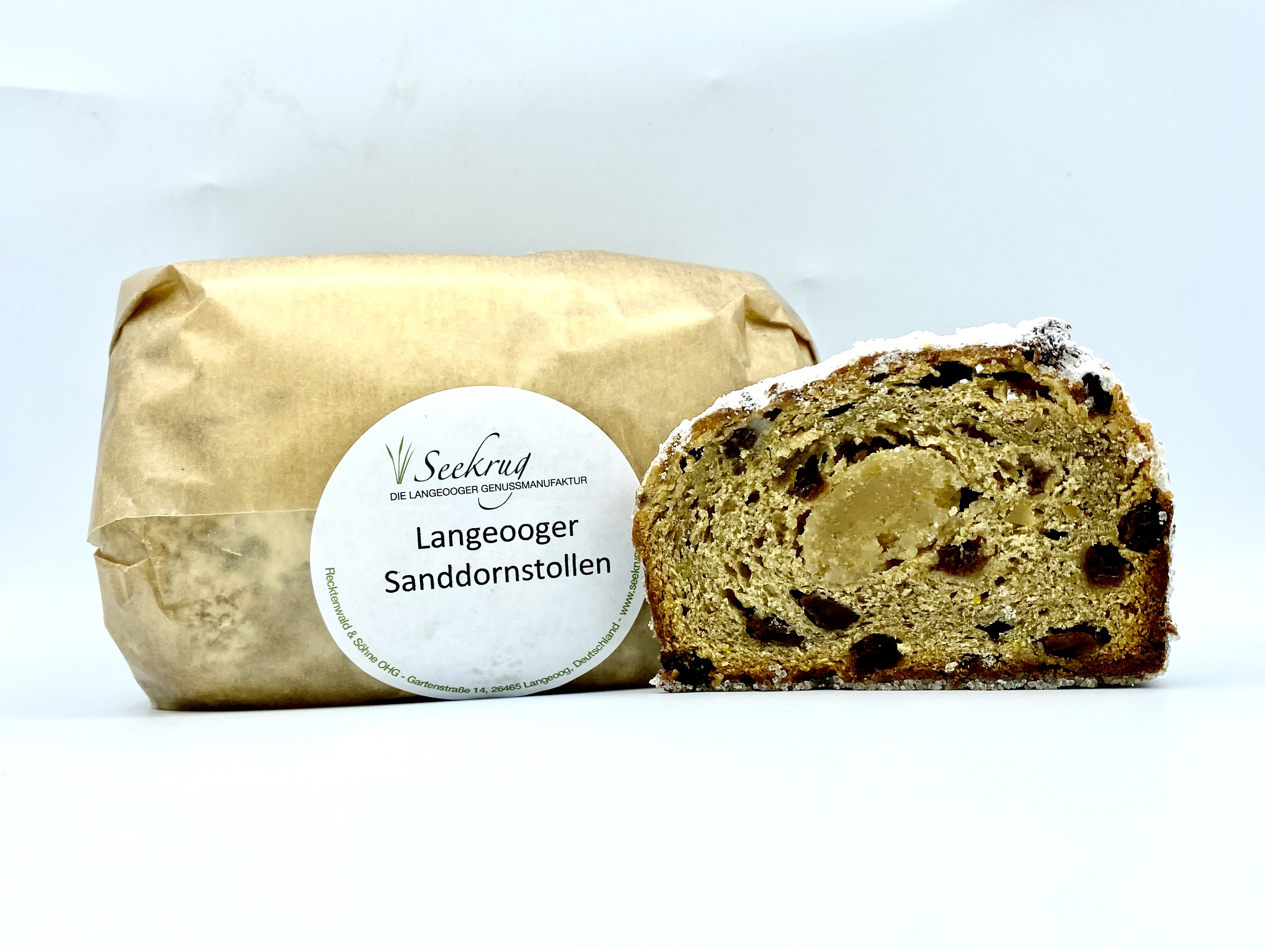 AB OKTOBER WIEDER DA! Sanddornstollen - 500g