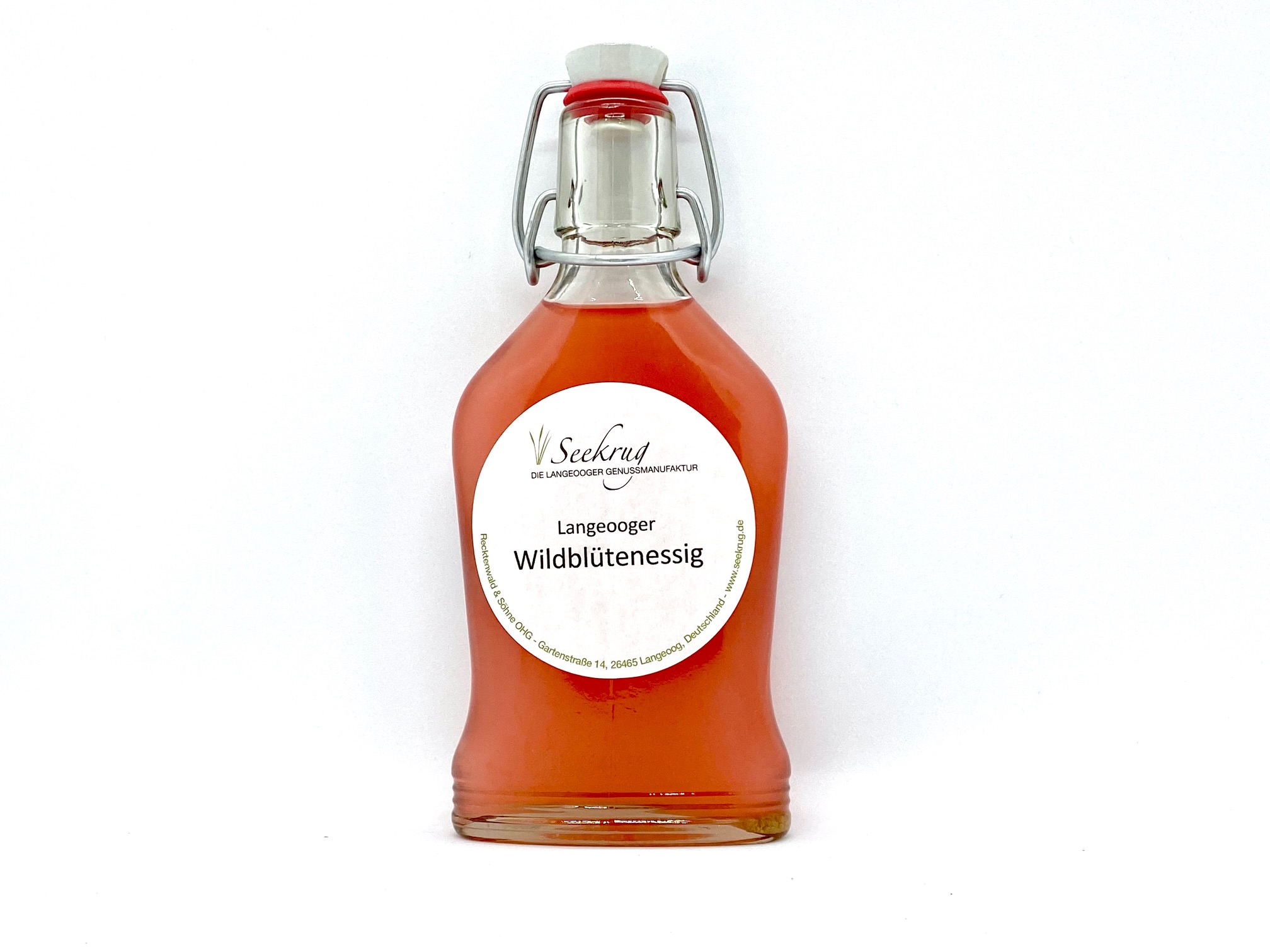 Langeooger Wildblüten Essig - Holunder und Inselrose - 200ml